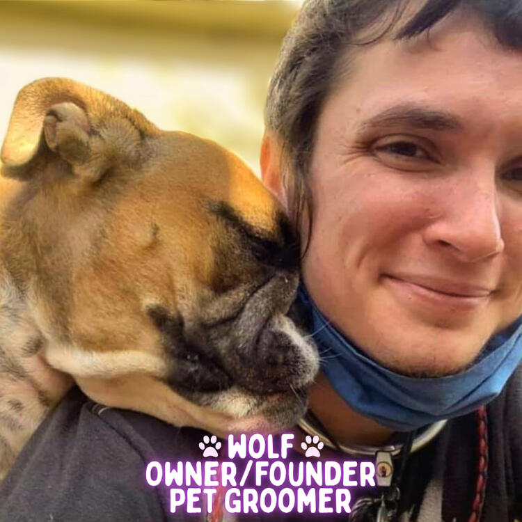 Three years caring for rescue dogs in a boarding facility, plus a year of mentorship under a show‑dog groomer with 20+ years of experience. Four years as a professional groomer. Trained in pet first aid, CPR, and continuing education.